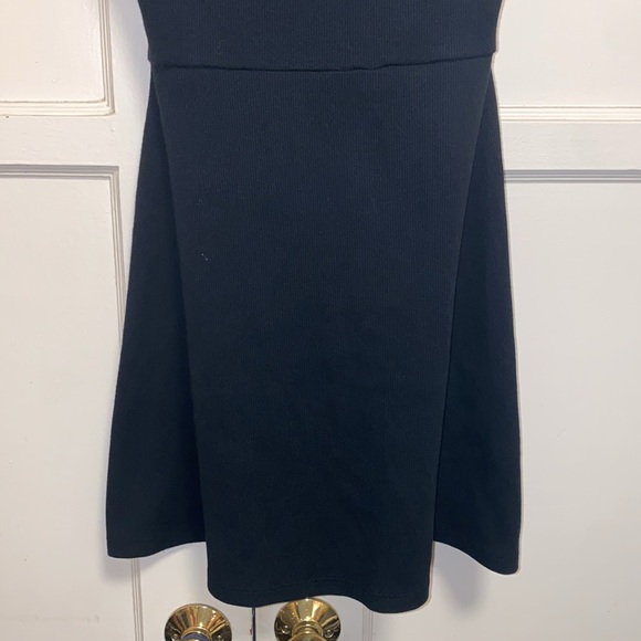 Wild Fable Small Black Cap Short Sleeve Fit & Flare Knit Skater Dress - Picture 6 of 8